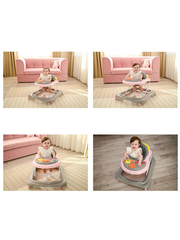 Lorelli Lauflernhilfe My Buggy Musik in rosa günstig kaufen onesize