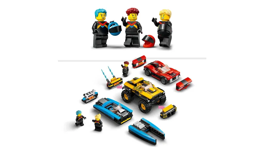 LEGO City 60395 Rennfahrzeuge Kombiset