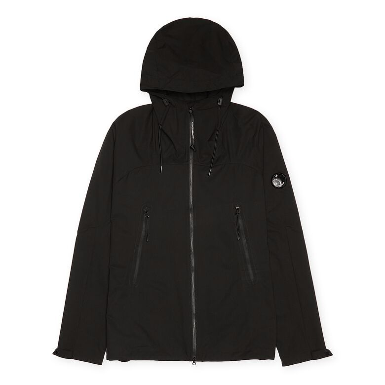 C. P. Company Pro-Tek Hooded Jacket Black
