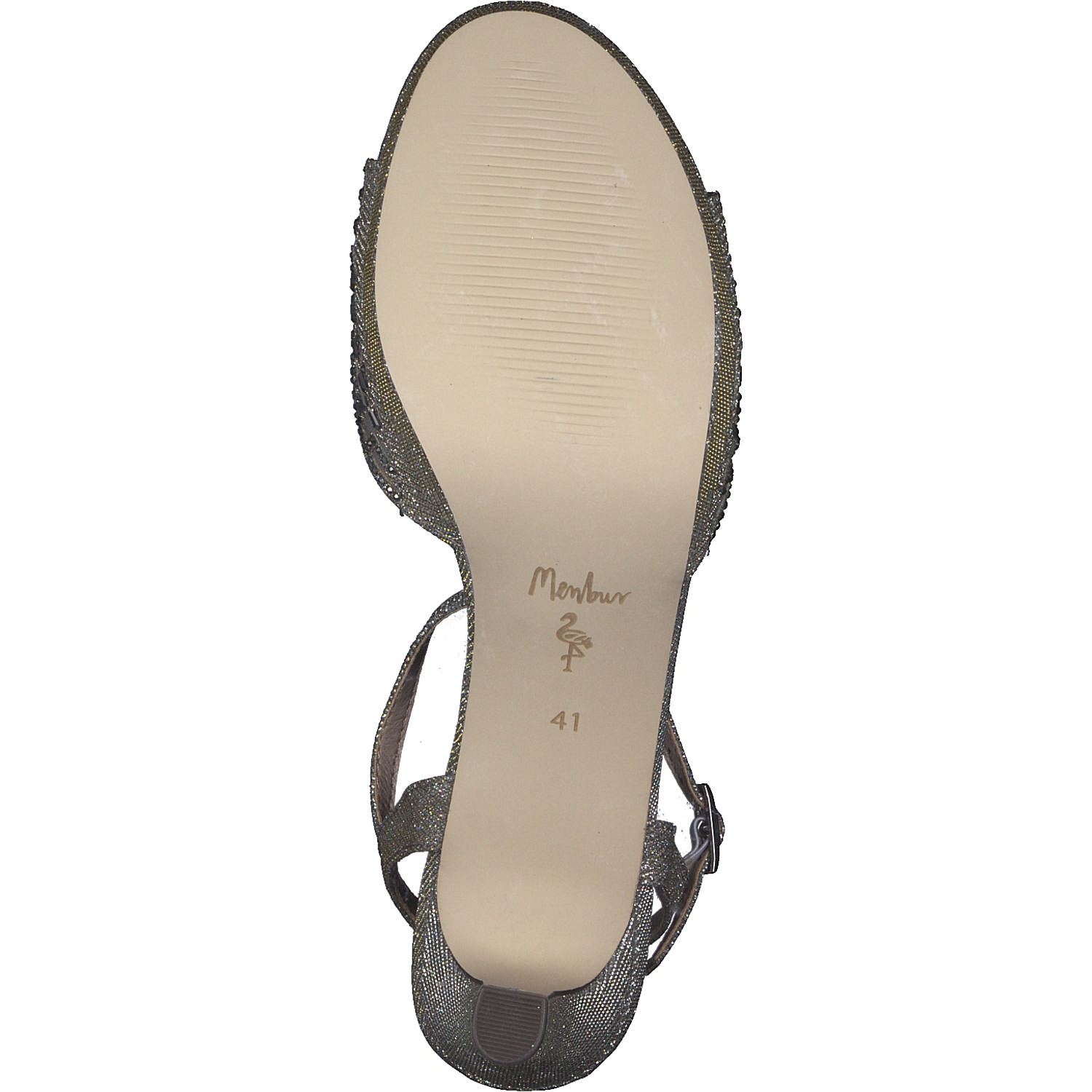Menbur 23683, Plateau-Sandaletten, Damen, grey
