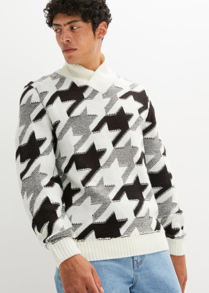 Pullover mit Schalkragen