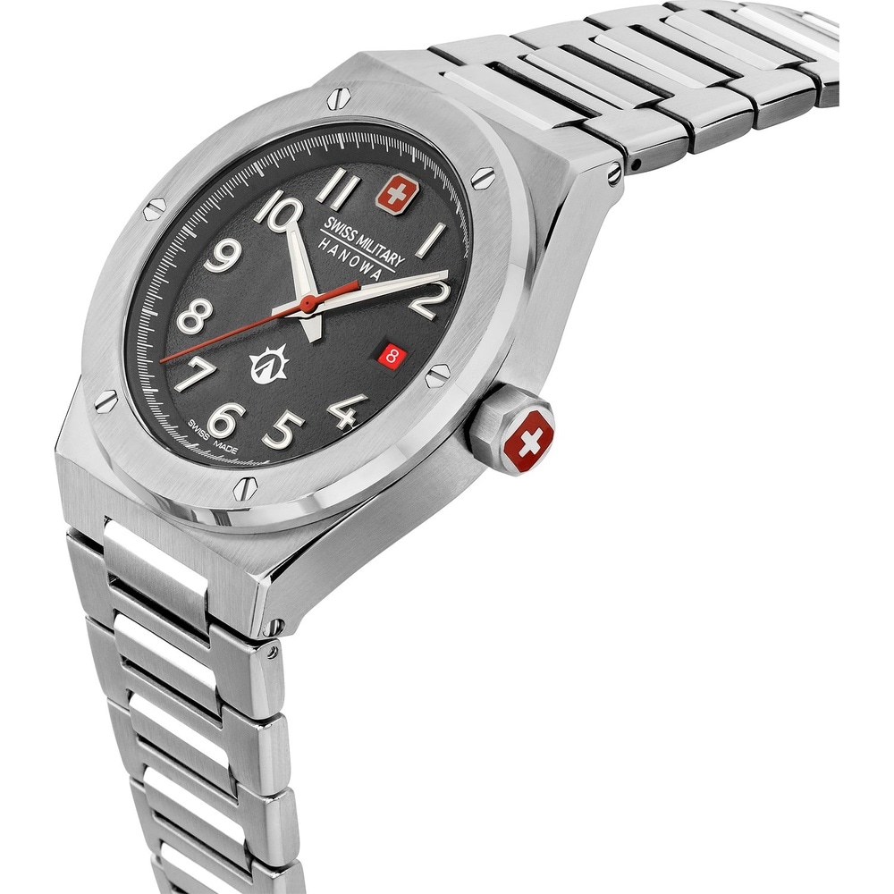 SWISS MILITARY HANOWA Montre pour hommes Acier inoxydable Montre