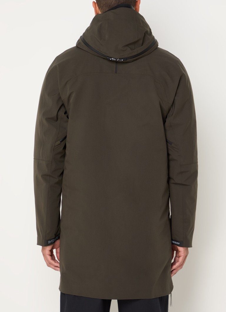 Parka Krakatau QM481 s kapsami na zip