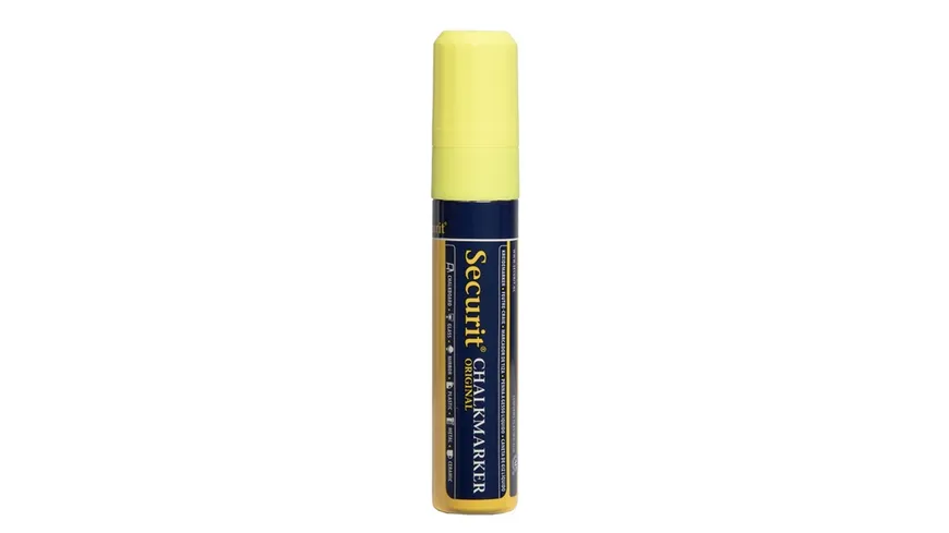 Securit Kreidemarker breit gelb gelb