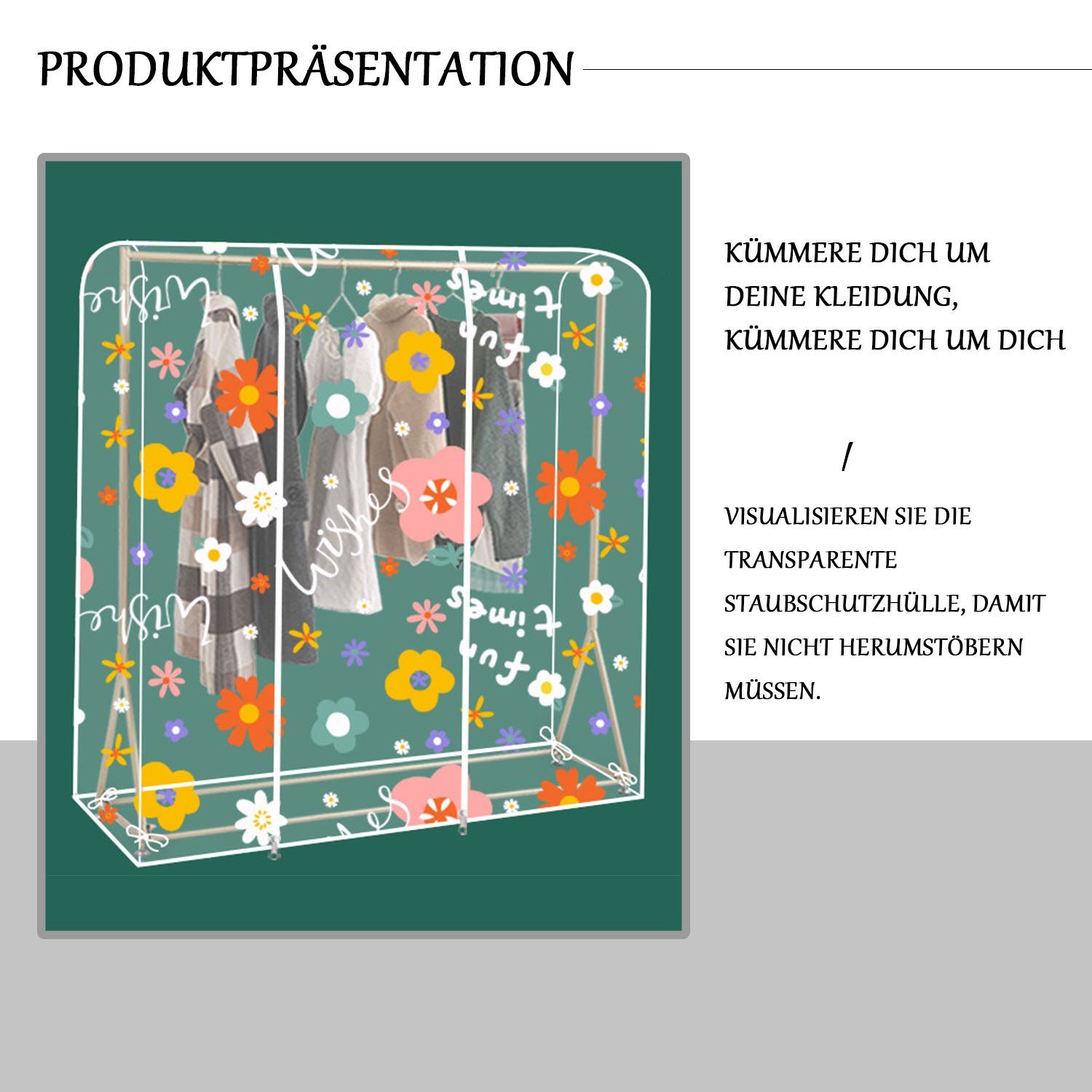 MAGICSHE Kleidersack Kleiderhülle mit Reißverschluss für offene Garderobe (1 St)