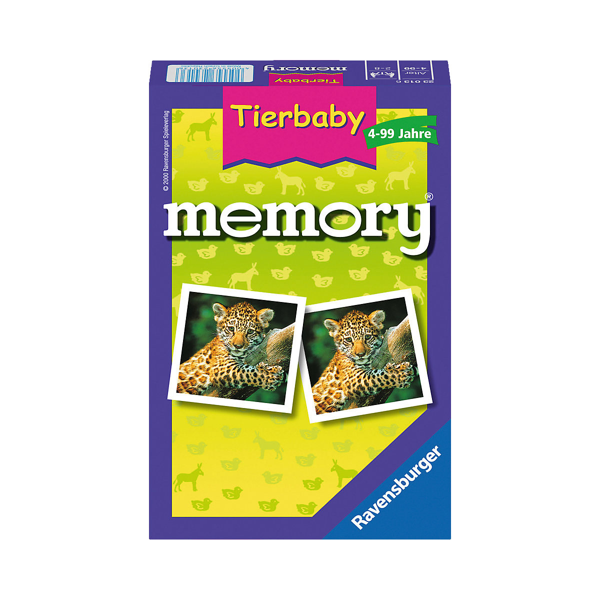 Mitbringspiel memory®, 48 Karten (24 Paare), Tierbaby