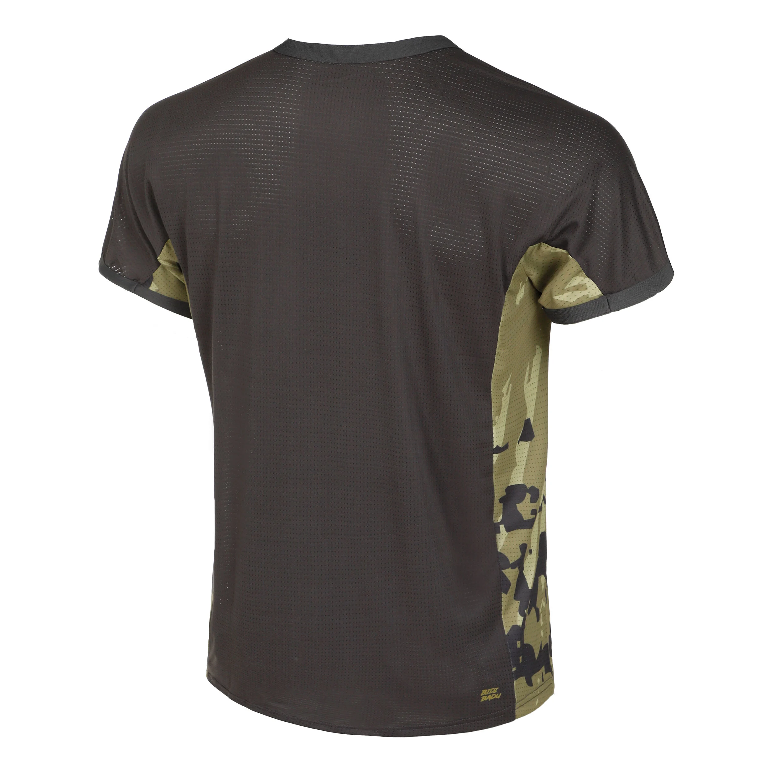 Pure Wild V-Neck T-Shirt Herren - Oliv, Dunkelgrau