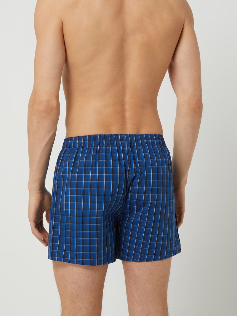 Boxershorts aus Baumwolle im 2er-Pack in royalblau
