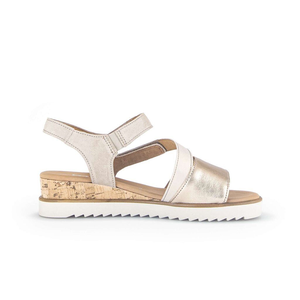 Gabor comfort Keilsandalette beige