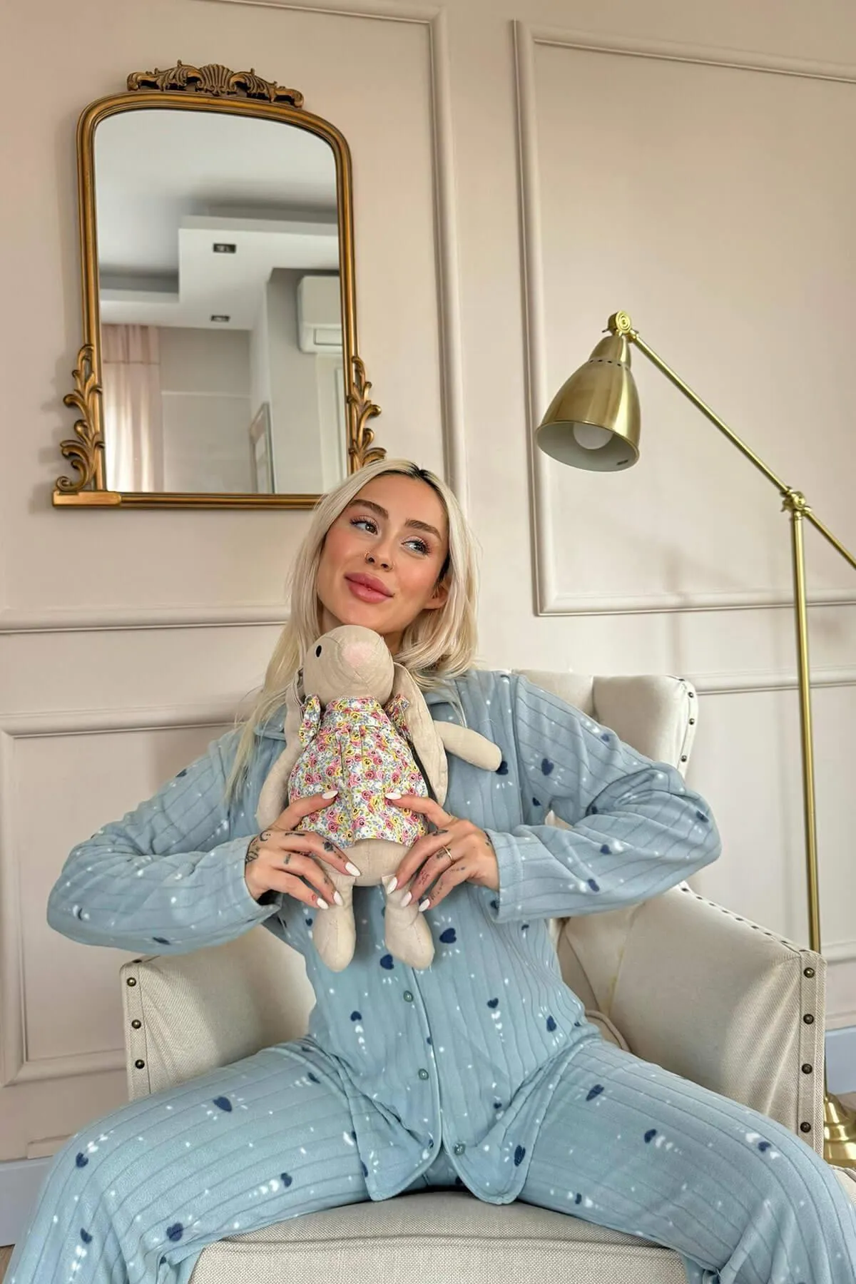 Pijamaevi  Pyjama set - Grün - Print