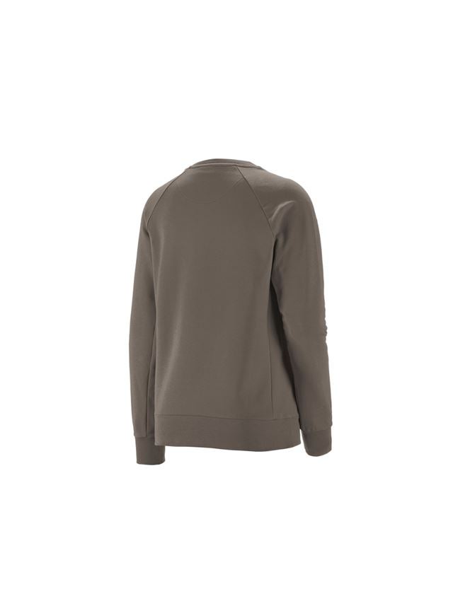 e.s. Sweatshirt cotton stretch, Damen