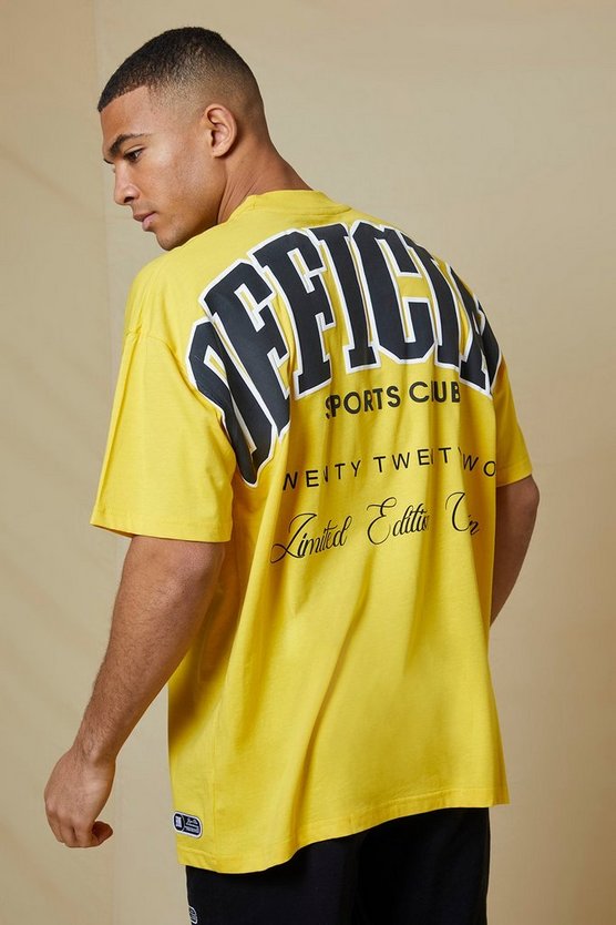 Oversize T-Shirt mit Official-Print