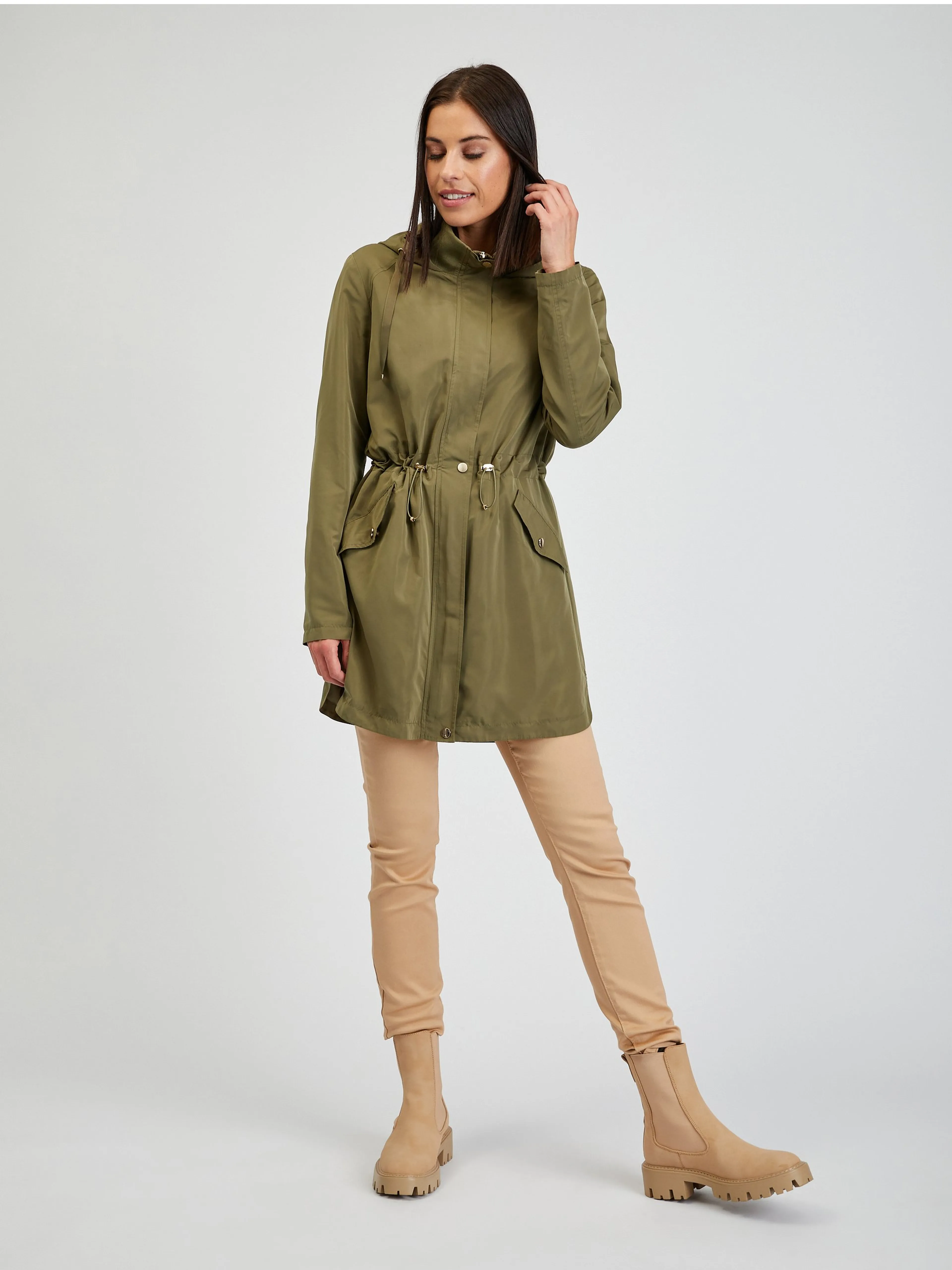 Khaki Damen Parka ORSAY