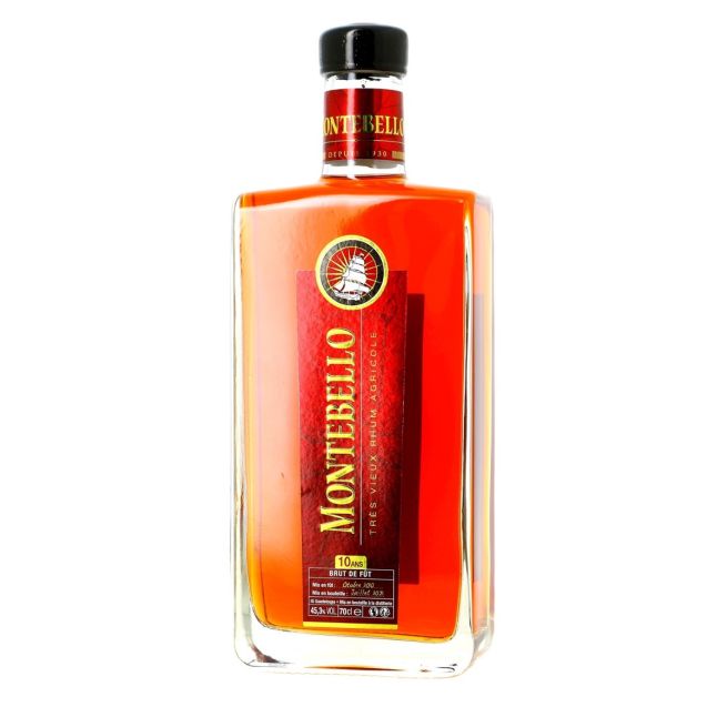Rhum agricole Montebello Rhum Vieux, 10 ans, Brut de fût 45,3°