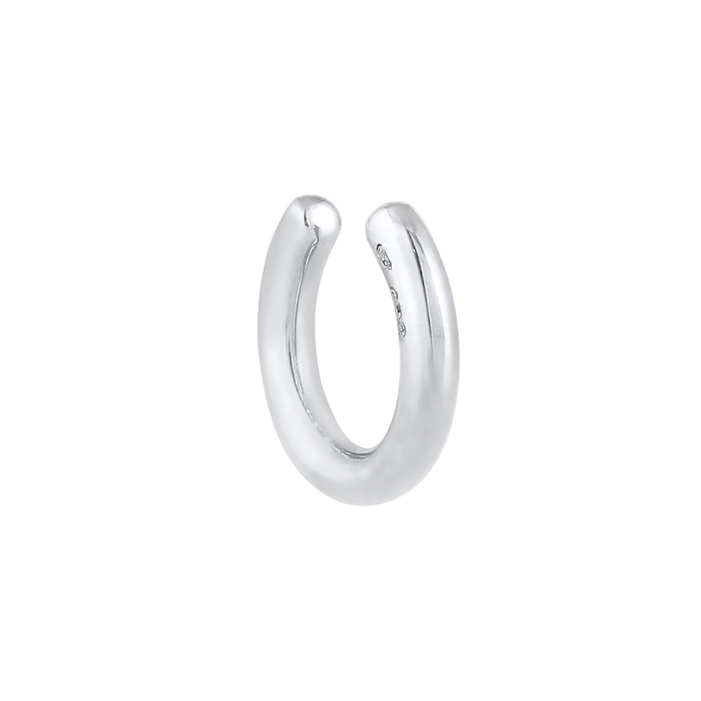 Elli Elli Boucles d'Oreilles Earcuff Single pour dames en 925/1000 argent massif Boucles d'oreilles