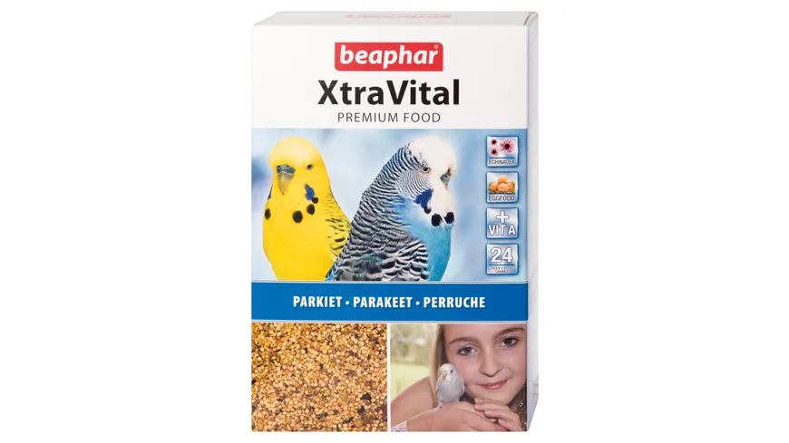 beaphar Vogelfutter XtraVital Sittich 1 kg
