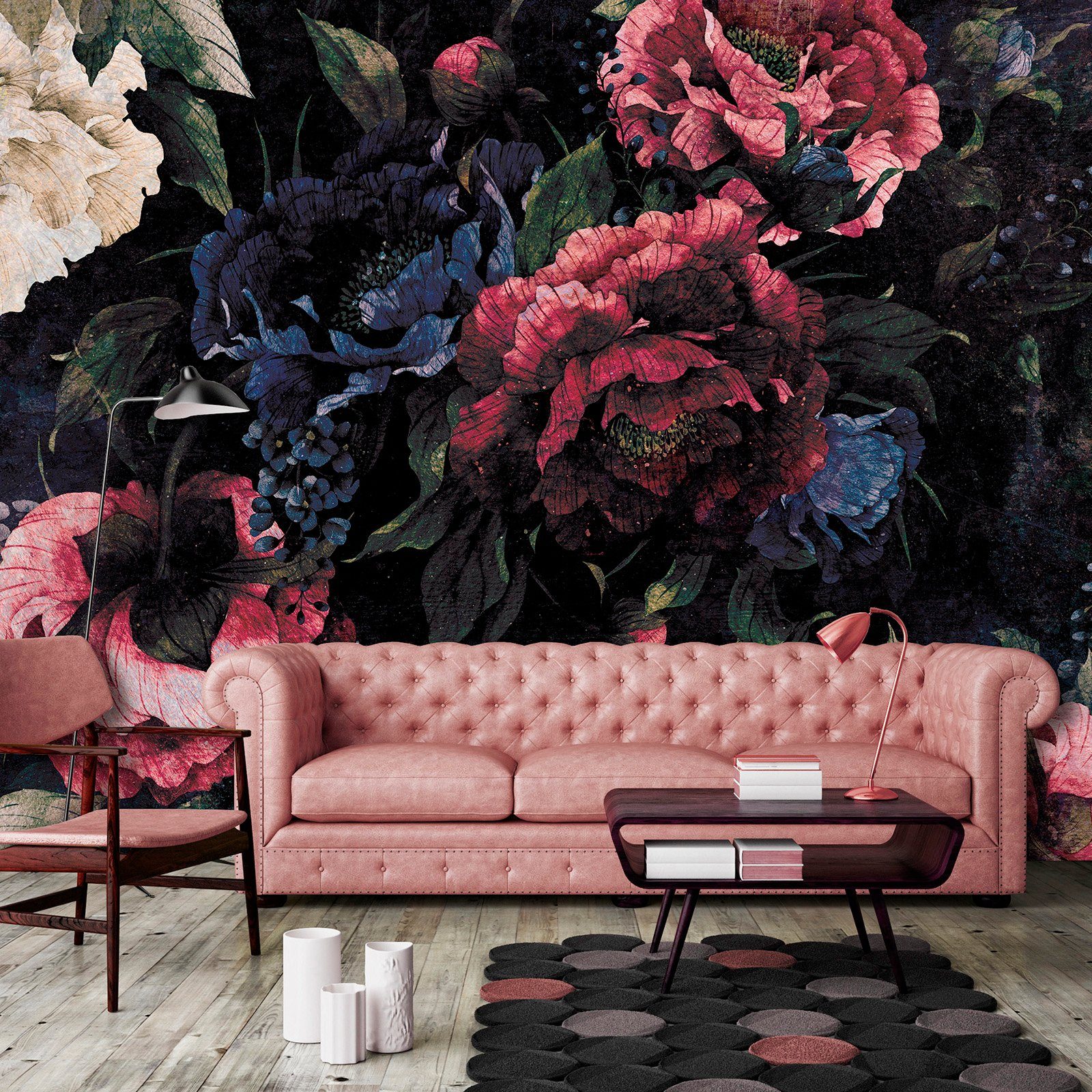 Consalnet Vliestapete Bunter Blumen Mix, floral