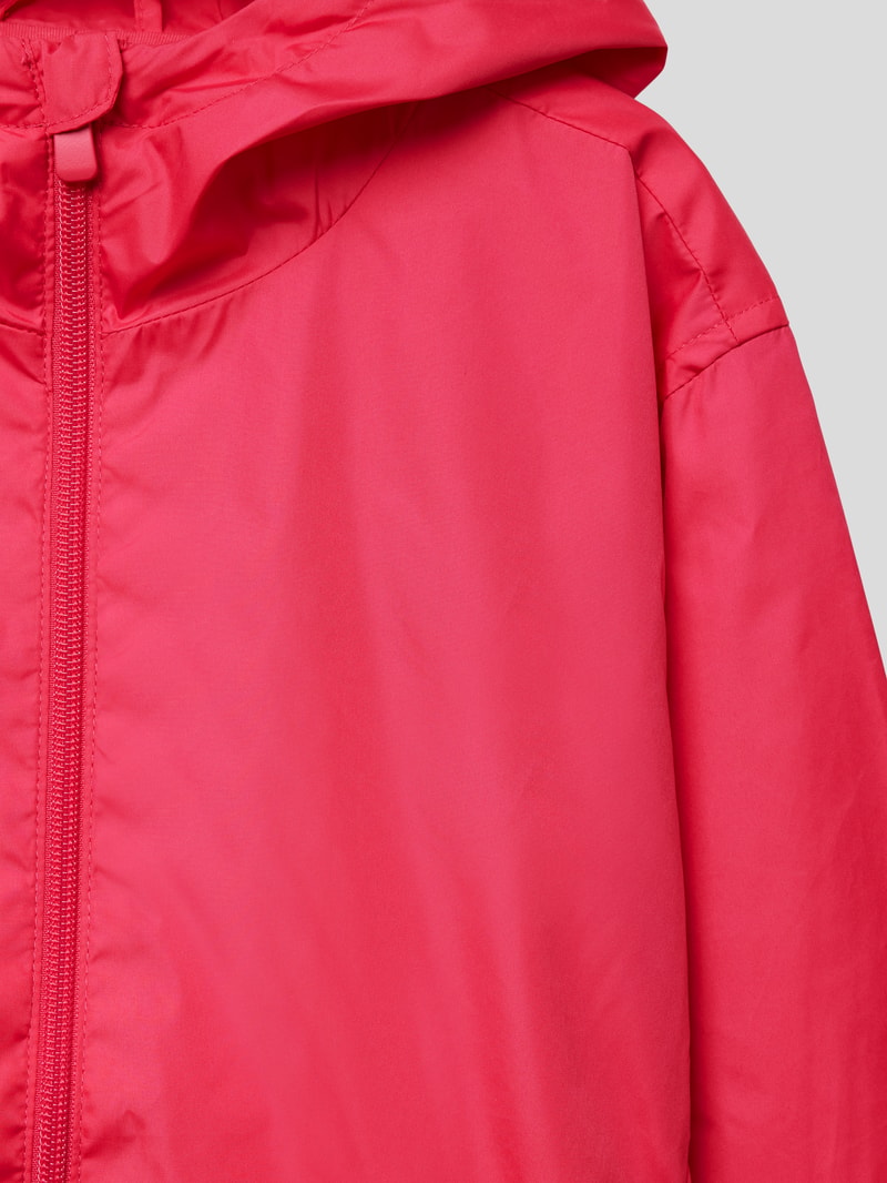 Jacke mit Kapuze in pink