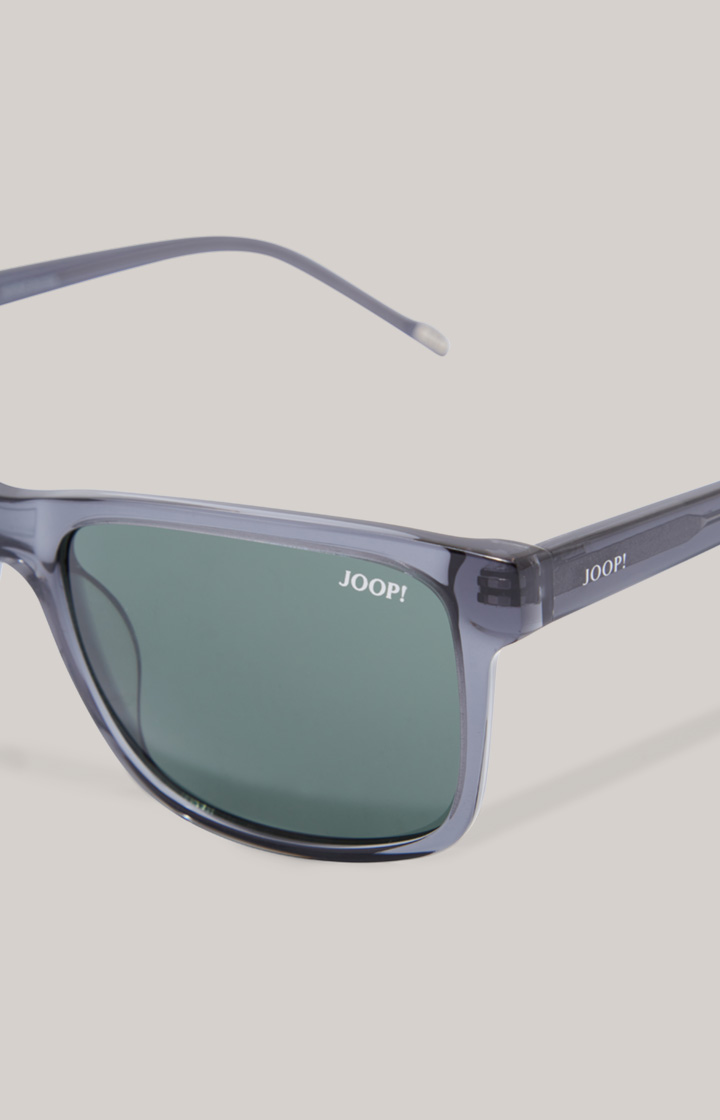 Sonnenbrille in Grau/Grün