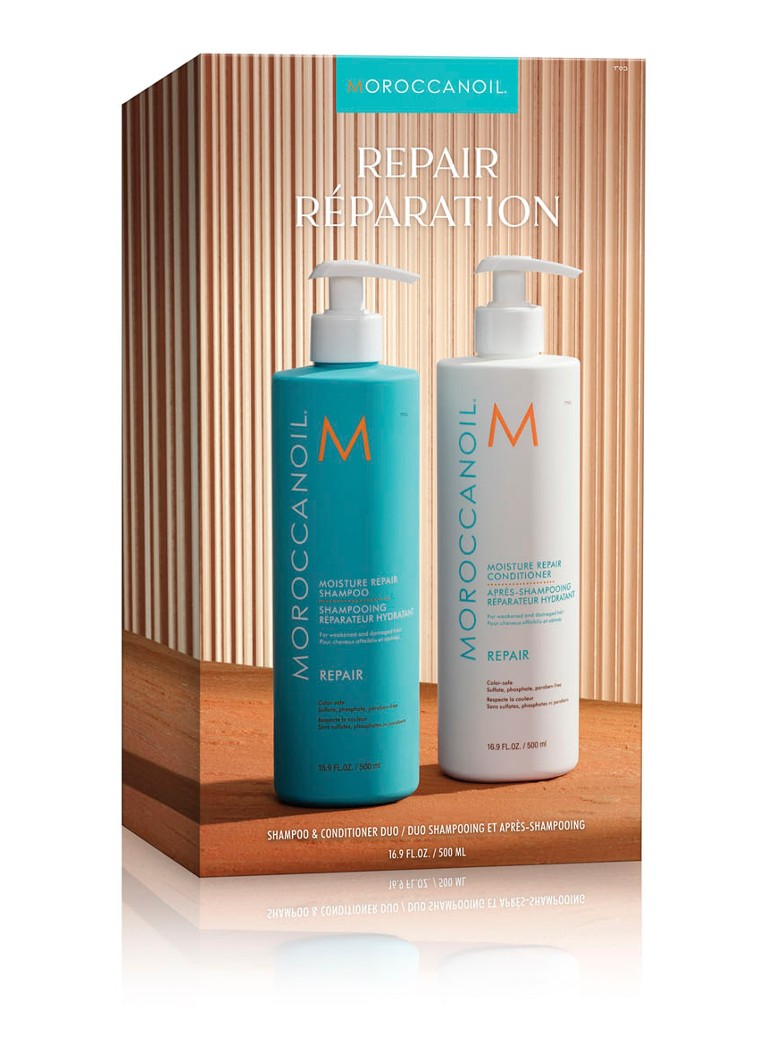 Kit de îngrijire a părului Moroccanoil Repair Duo