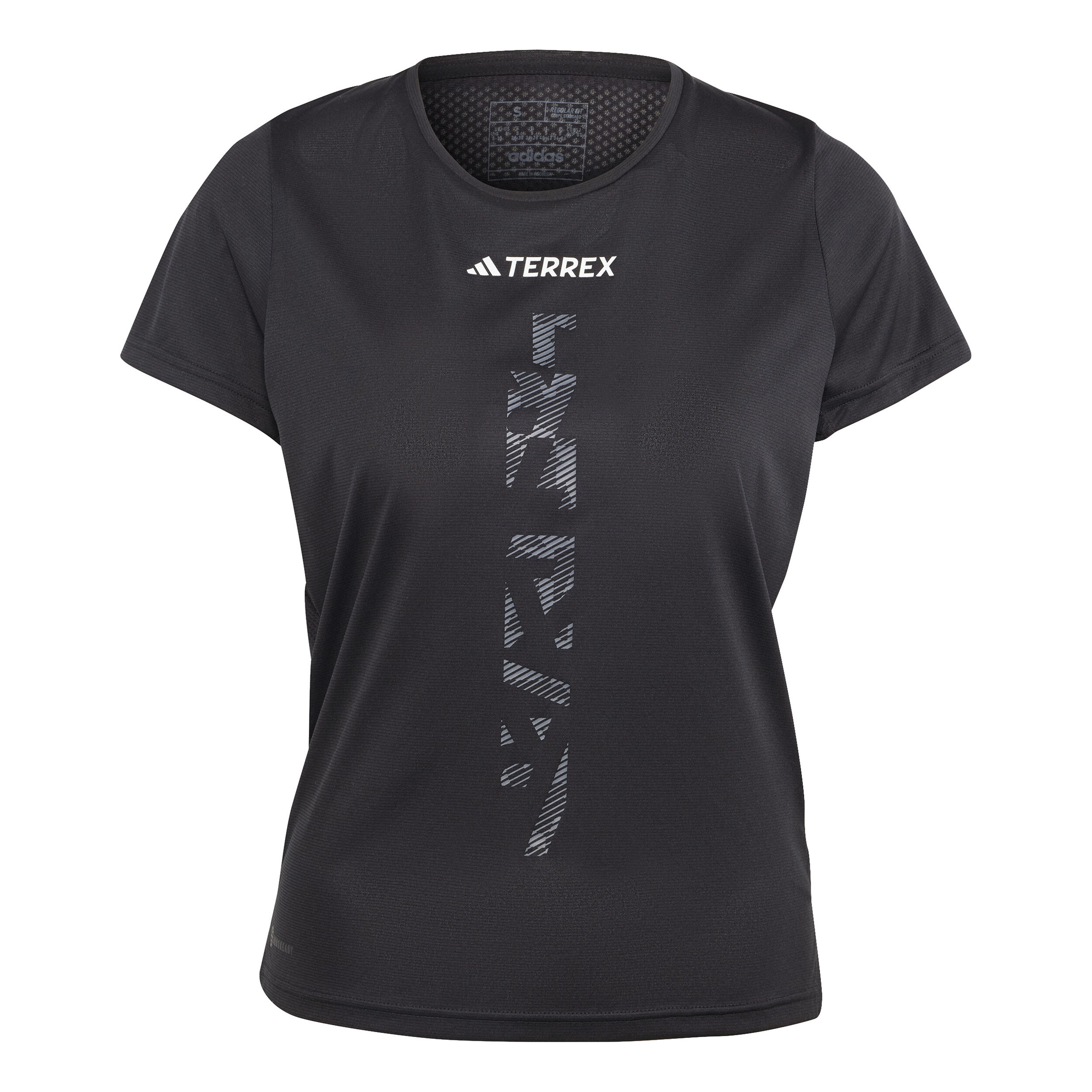 Terrex AGR Laufshirt Damen - Schwarz