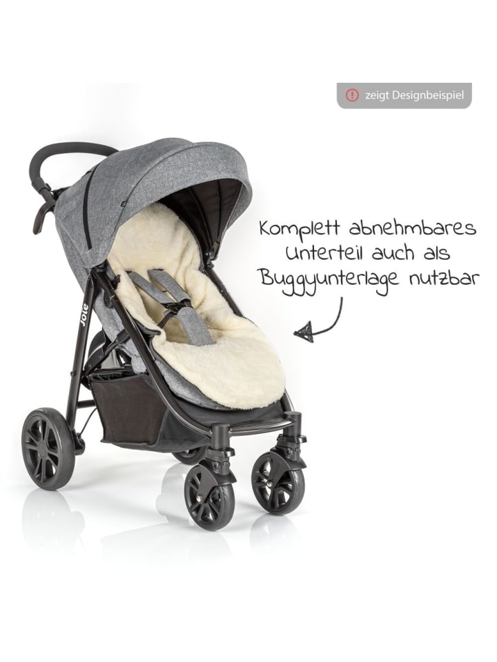 Zamboo 2in1 Universal-Fleece-Fußsack in grau günstig kaufen onesize