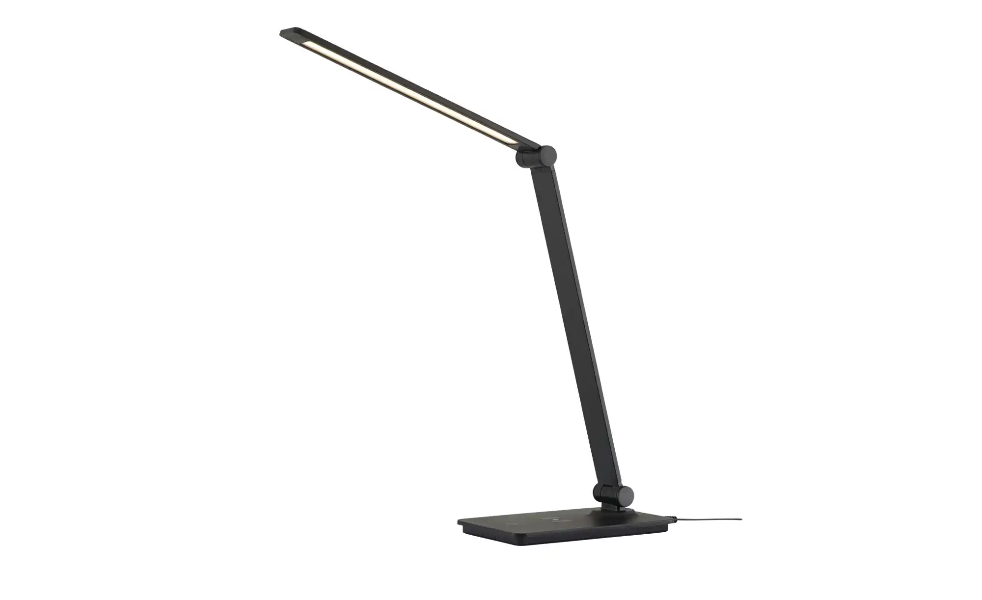KHG LED-Tischleuchte, schwarz mit Qi-Charger