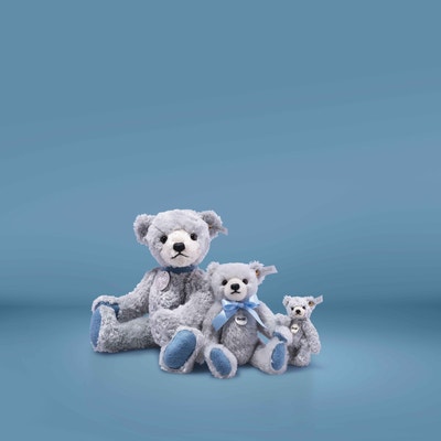 Event-Teddybär 2022, 20 cm, hellblau