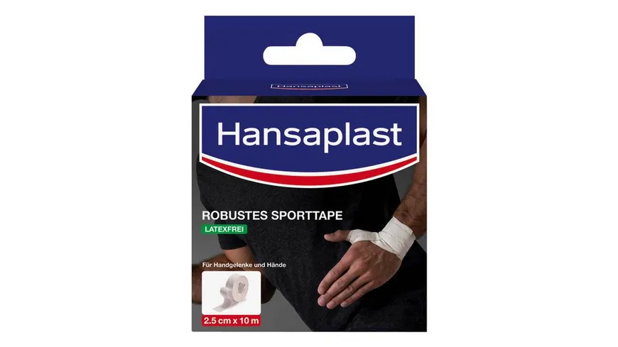 Hansaplast robustes Sporttape weiß 2,5cm 10 m
