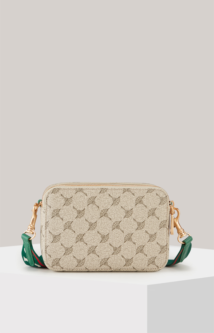 Schultertasche Mazzolino Diletta Susan in Beige/Grün