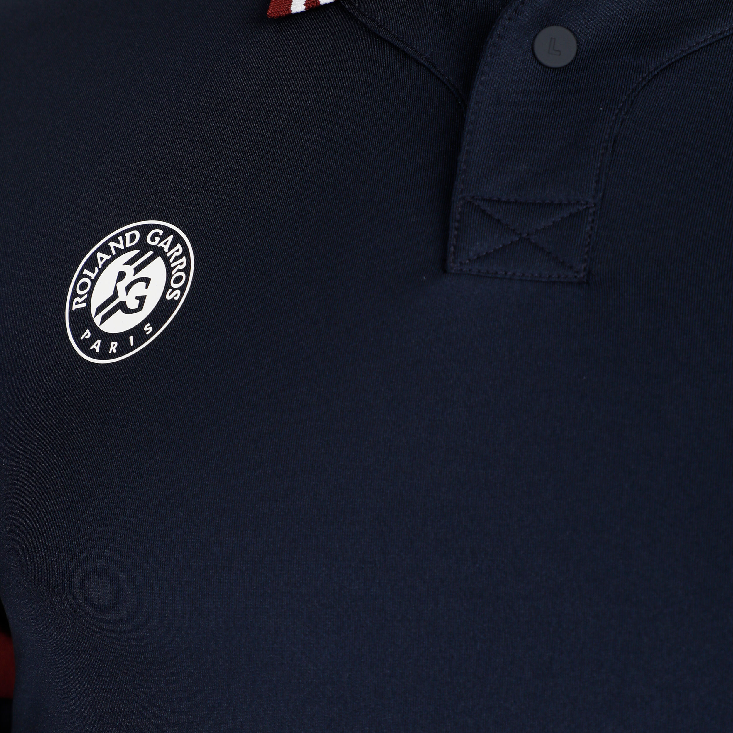 Polo Herren - Dunkelblau, Dunkelrot