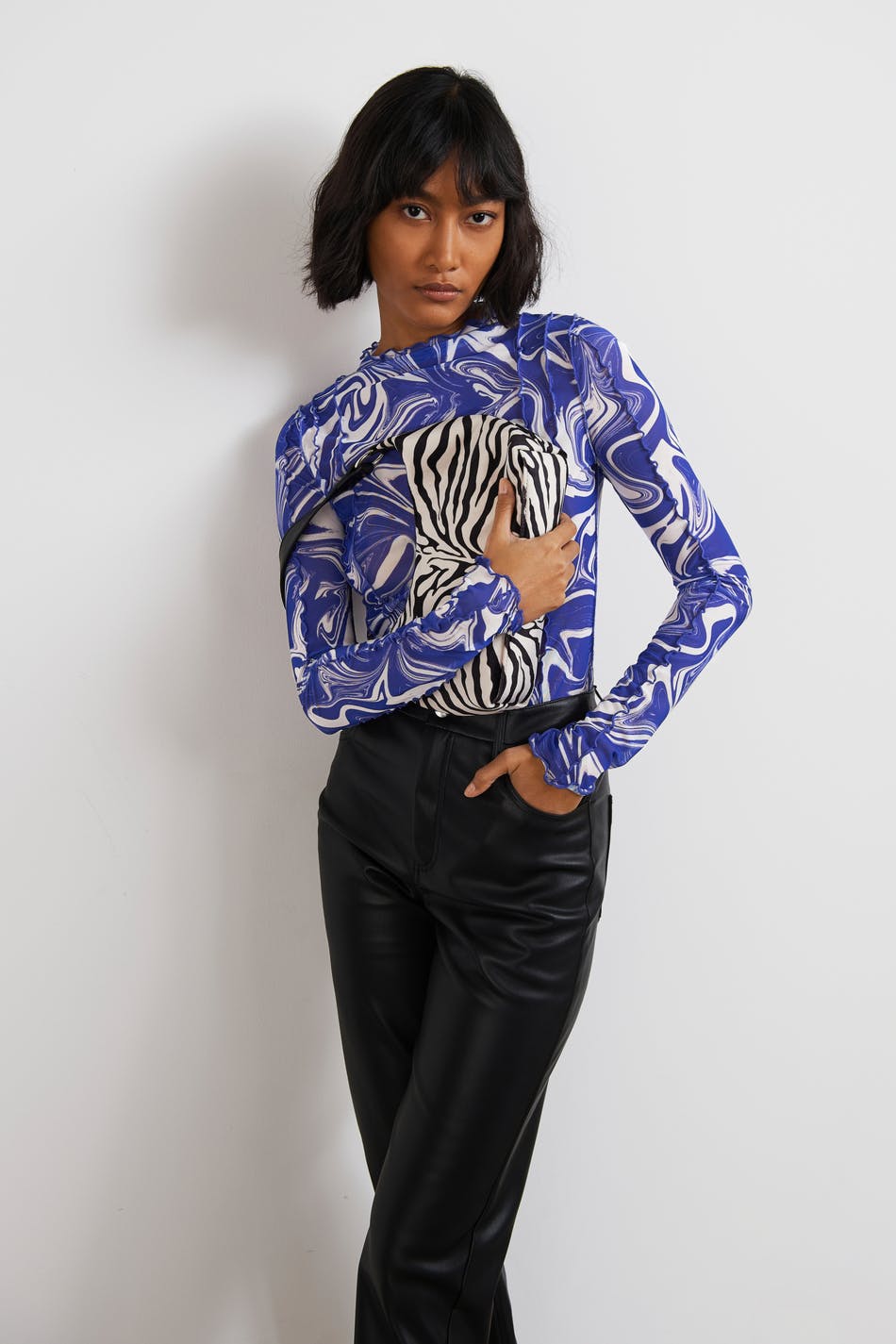 Rebecca mesh top