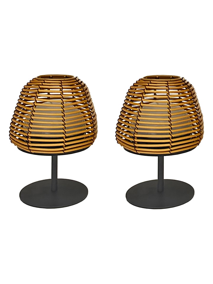 lumisky 2er-Set: LED-Tischleuchten 