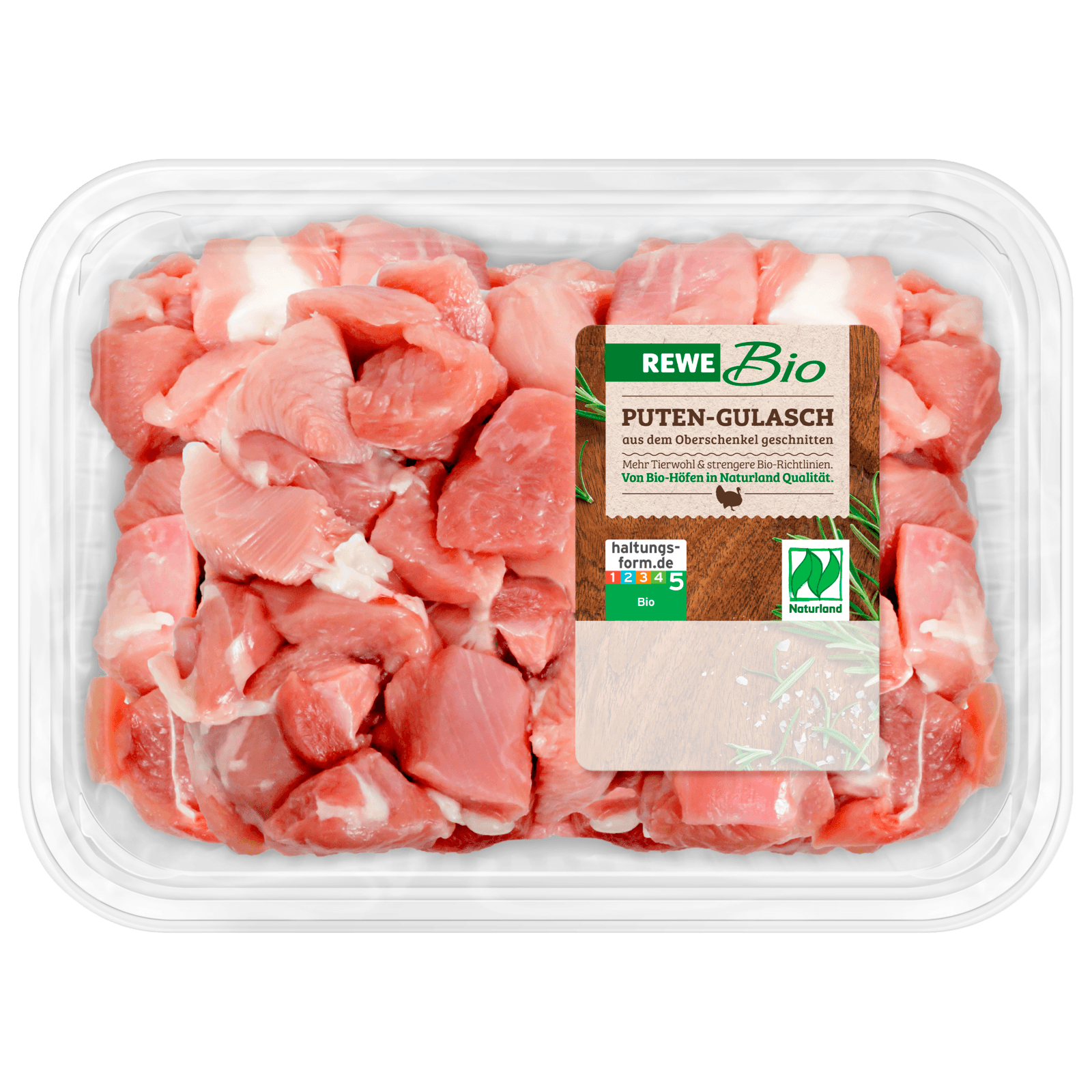 REWE Bio Putengulasch aus der Oberkeule 300g