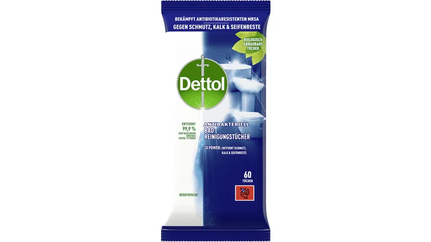 Dettol Badreinigungs-Tücher Bergfrische