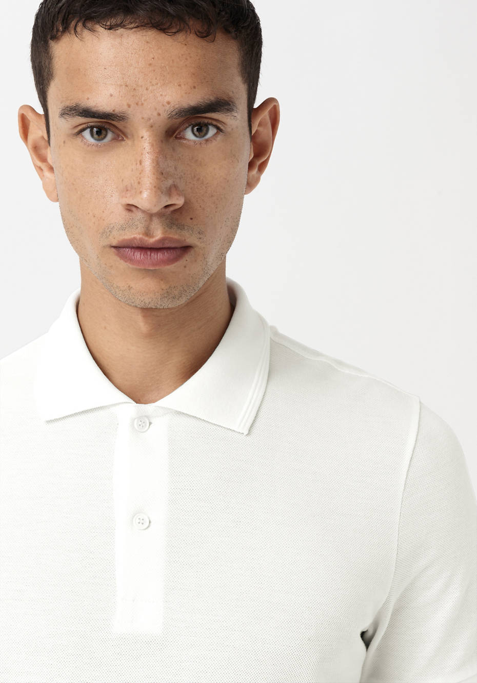Poloshirt Zwirnjersey aus reiner Bio-Baumwolle