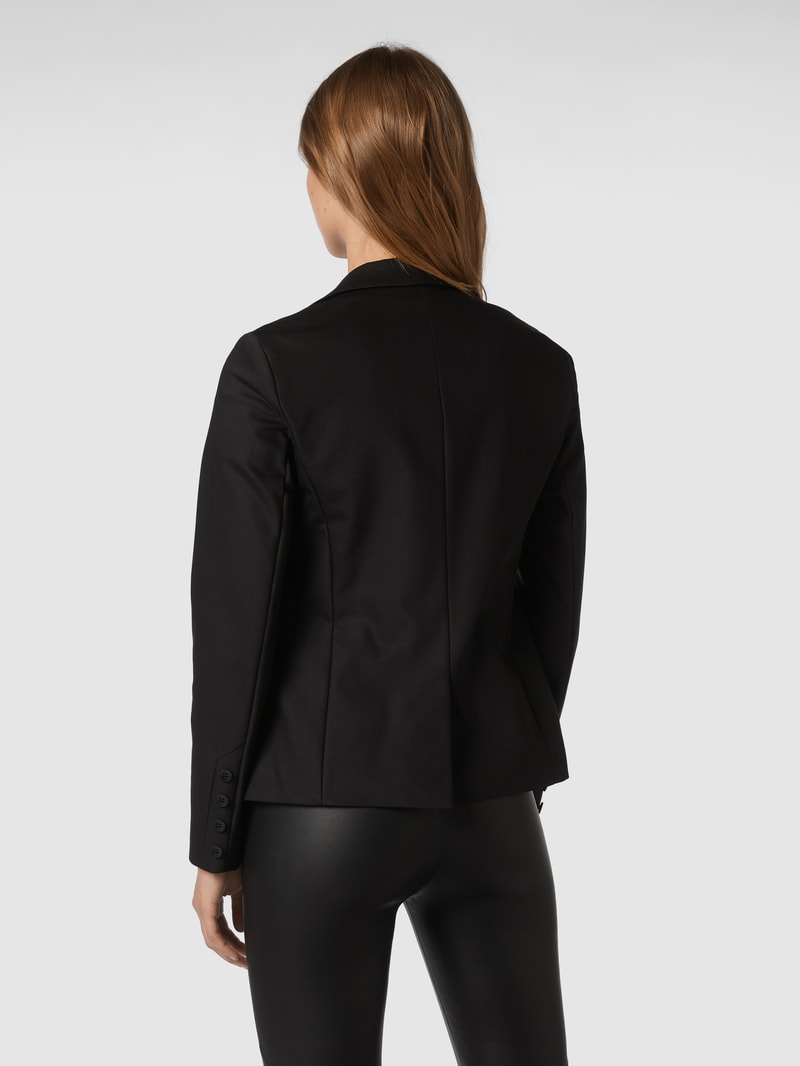 Blazer mit Reverskragen Modell 'BLAKE NIGHT' in schwarz