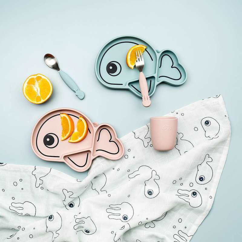 Set de couverts Sea Friends bleu Done By Deer