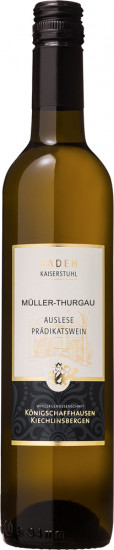 2018 Königschaffhauser Vulkanfelsen Müller-Thurgau Auslese *JB* süß 0,5 L - Winzergenossenschaft Königschaffhausen-Kiechlinsbergen