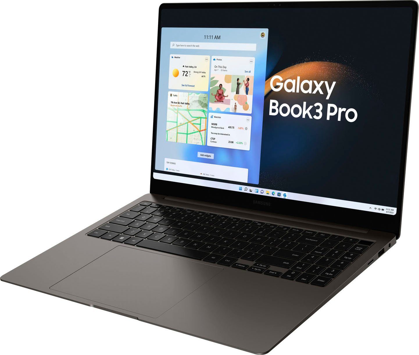 Samsung Galaxy Book3 Pro Notebook (40,62 cm/16 Zoll, Intel Core i5 1340P, Iris® Xᵉ Graphics, 256 GB SSD)