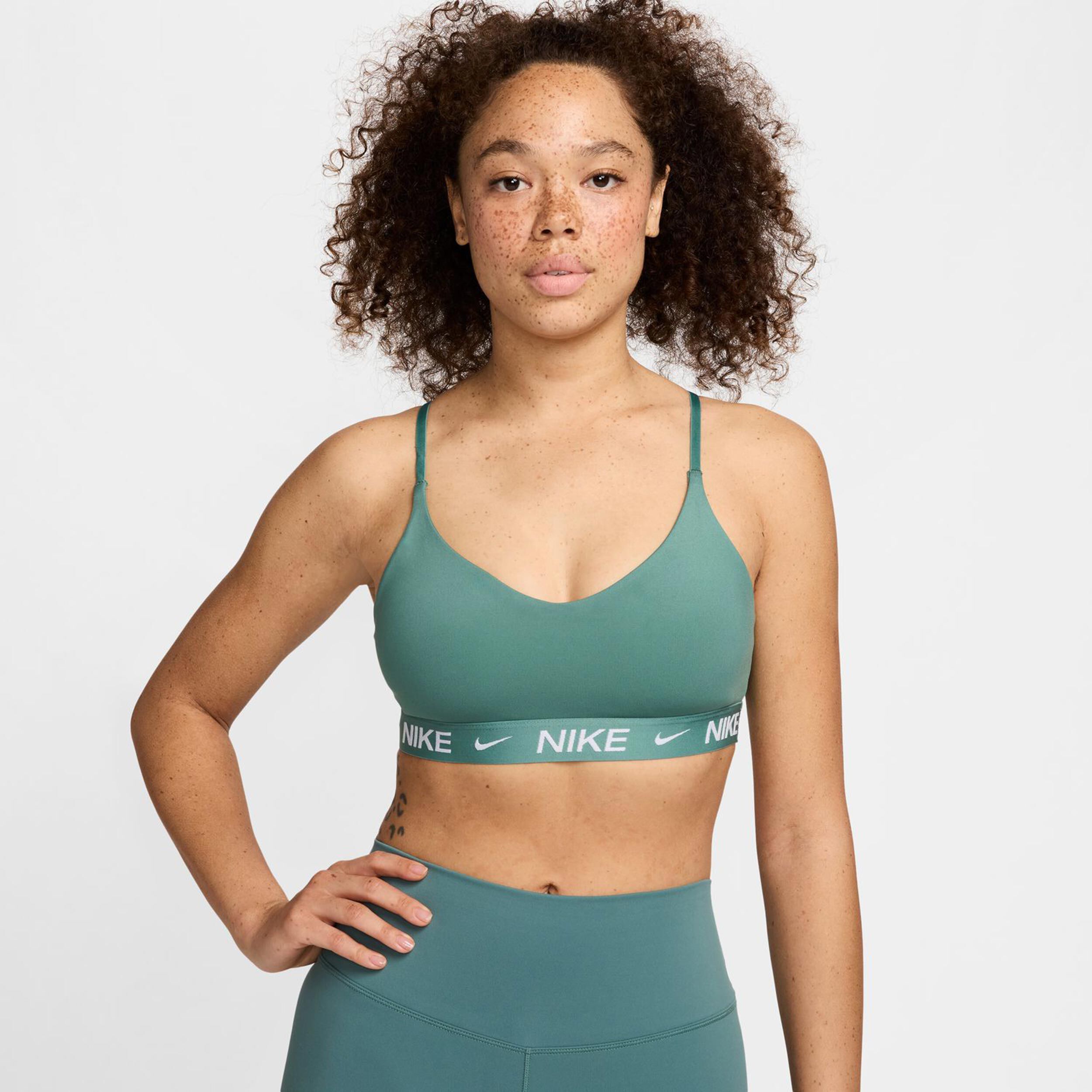 Dri-Fit Indy Padded Sport-BH Damen - Dunkelgrün