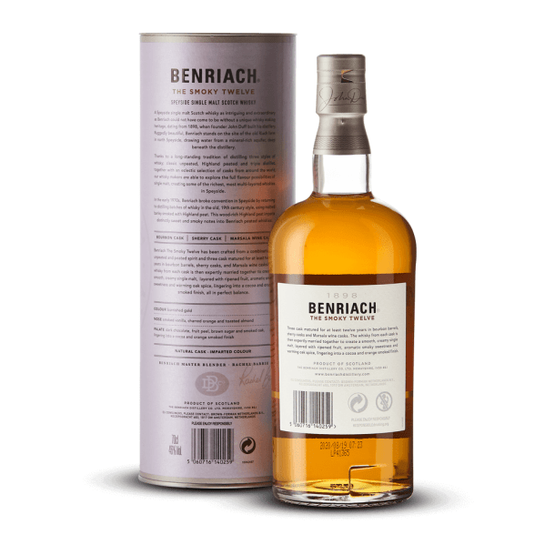Benriach The Smoky twelve 46% + Etui