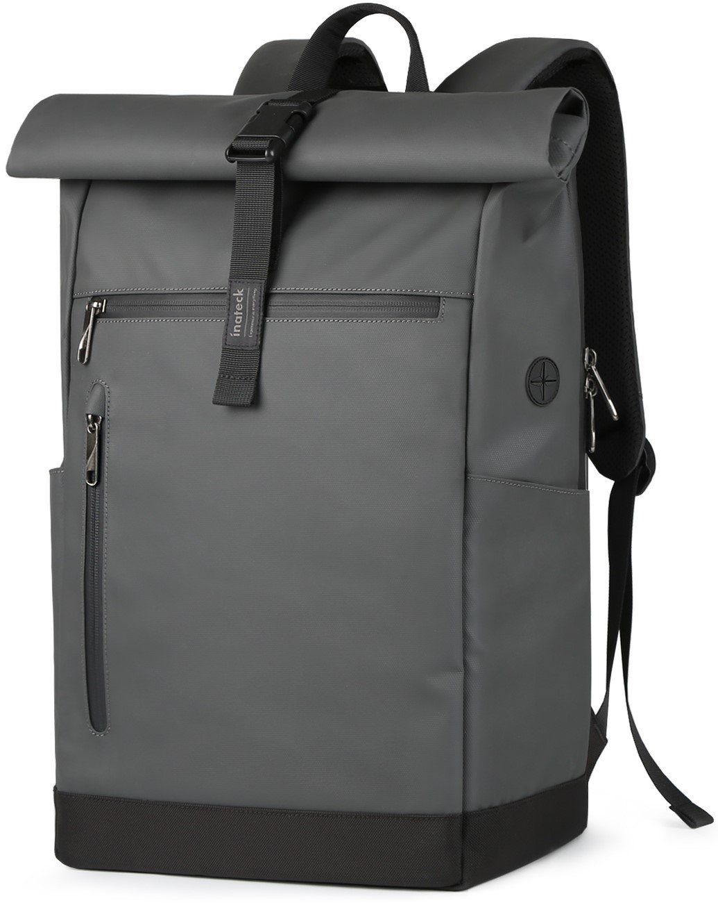 Inateck Laptoprucksack RollTop Rucksack Herren Damen Schulrucksack 25L-30L