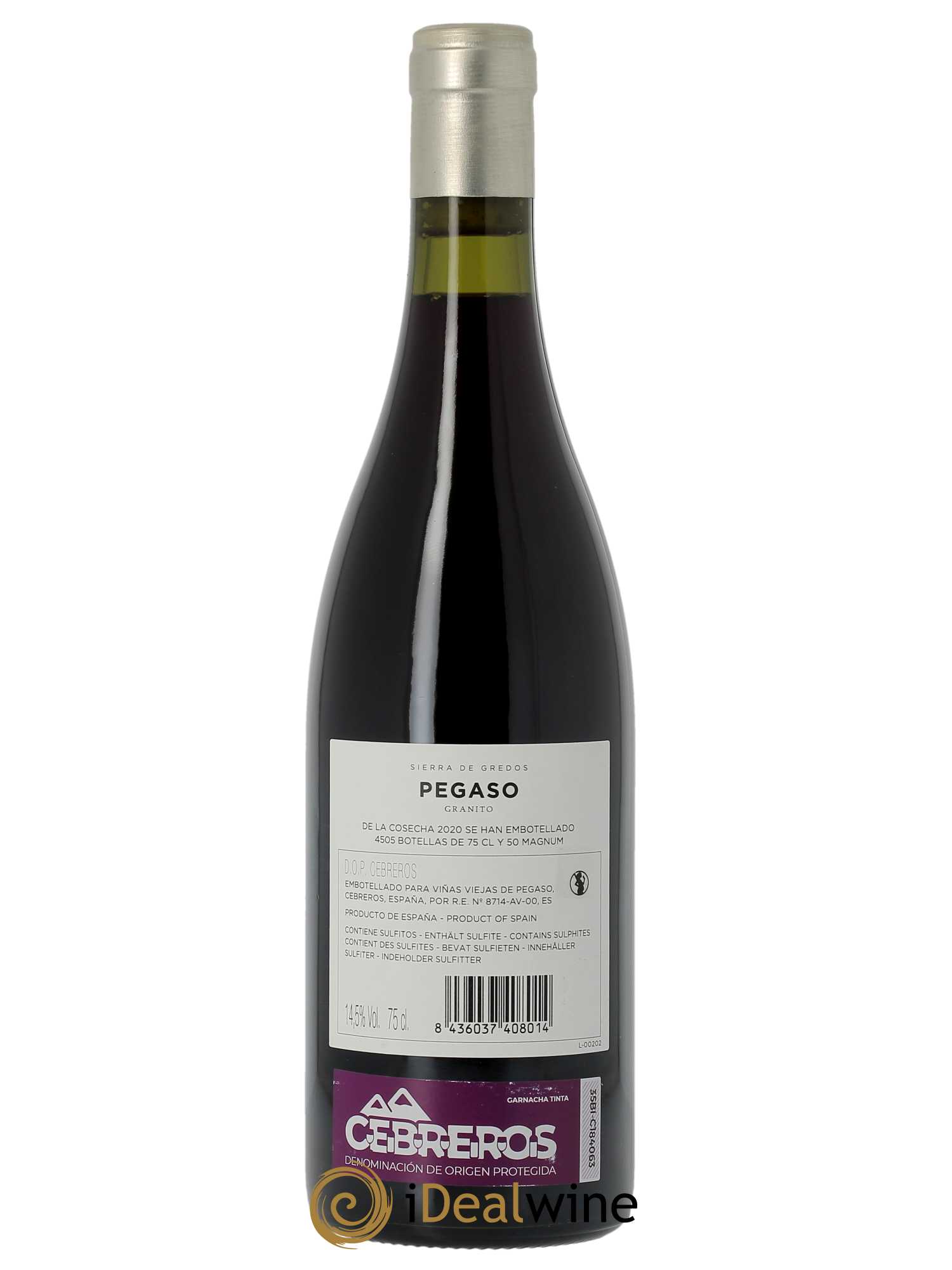 Sierra De Gredos Granito Telmo Rodriguez - Pegaso  2020 - Lot de 1 Bouteille