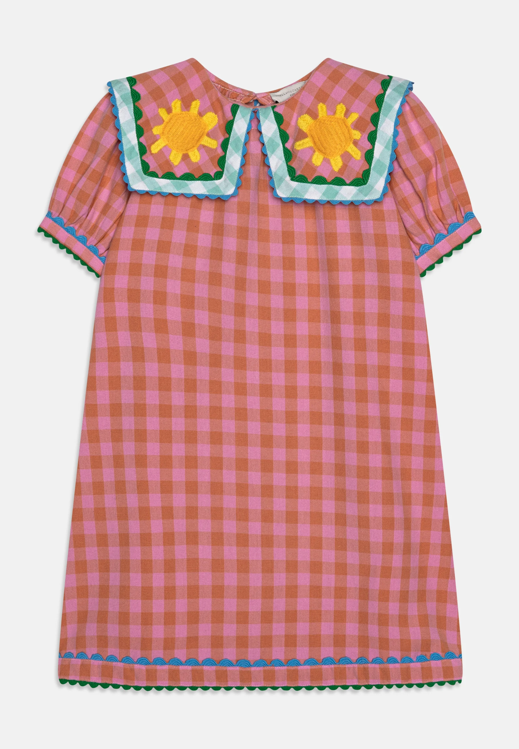 Stella McCartney Kids VESTIDO NIÑA CUADROS AZULEJO - Vestido de verano