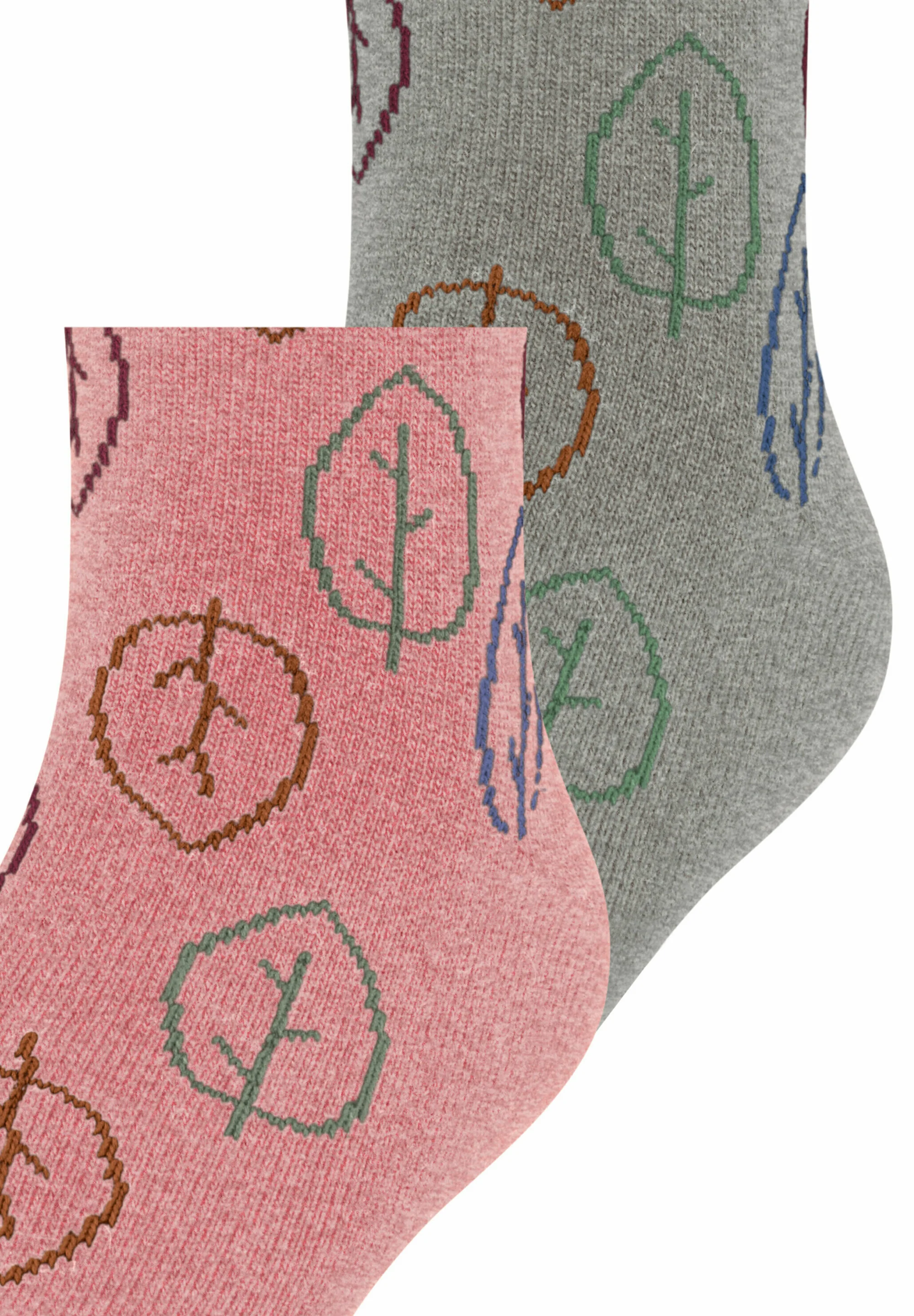 Esprit Forest Pack de 2 calcetines con estampado