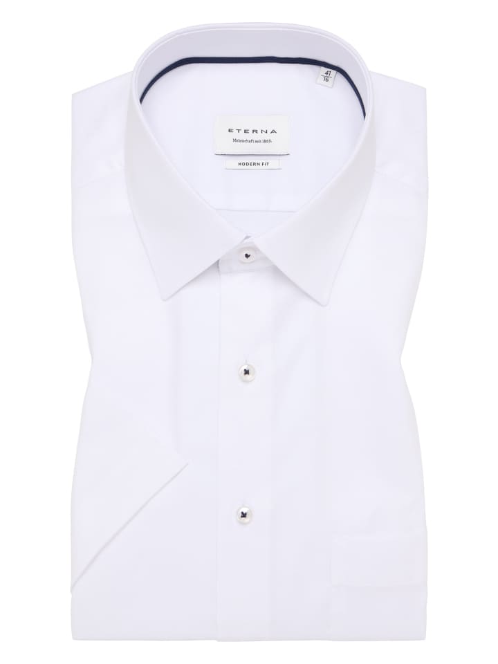 Eterna Hemd MODERN FIT in weiß günstig kaufen 38