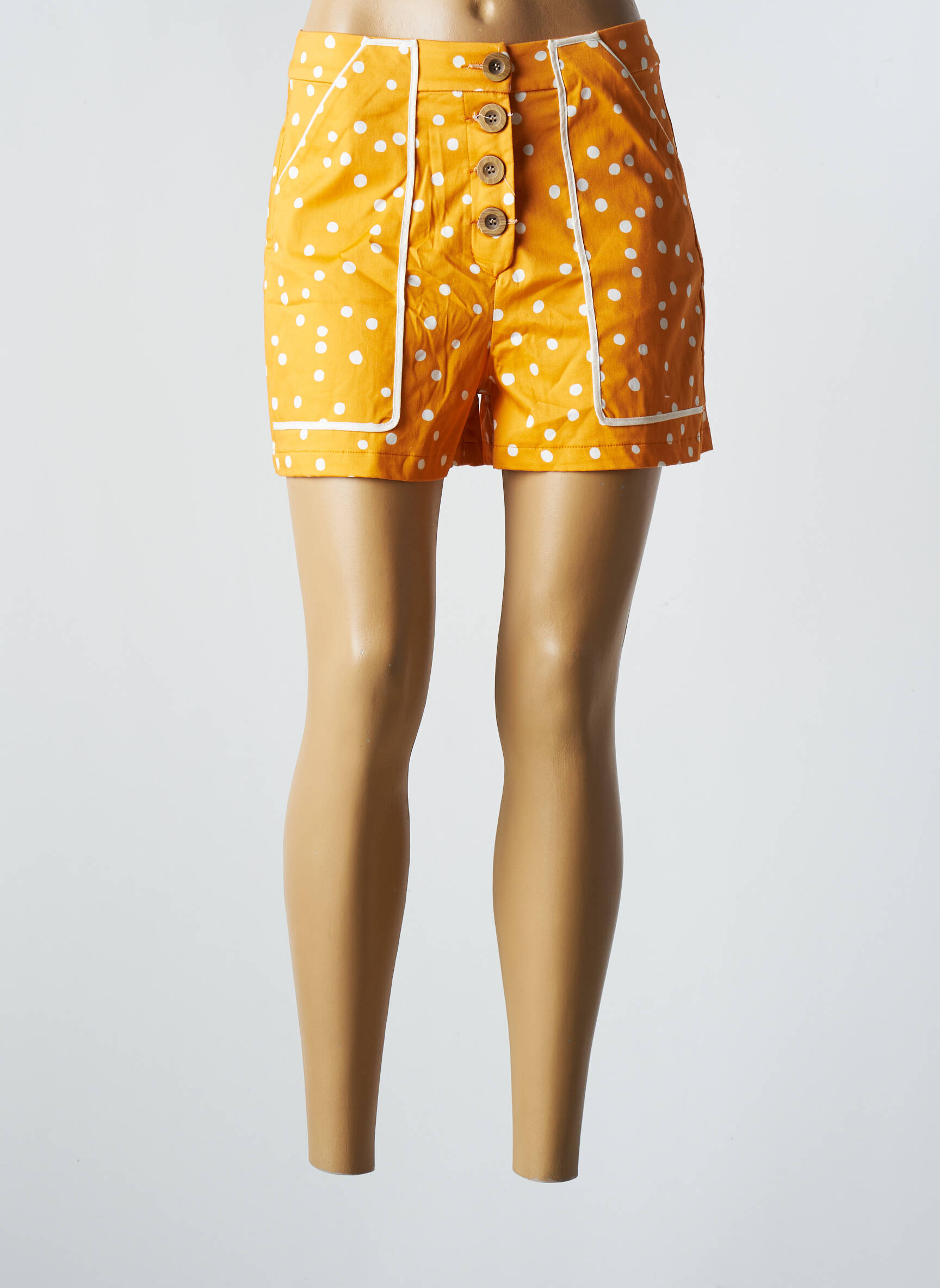 Azulu Shorts 1 Femme couleur orange