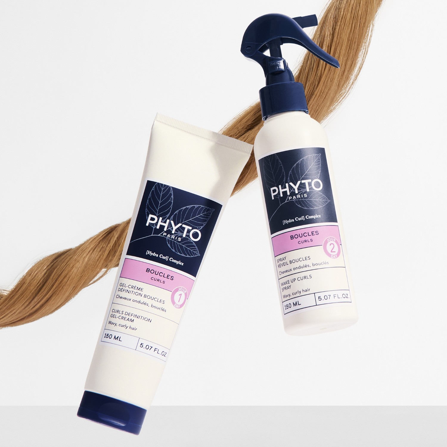 Spray rewitalizujący Phyto Curl, dzień 2