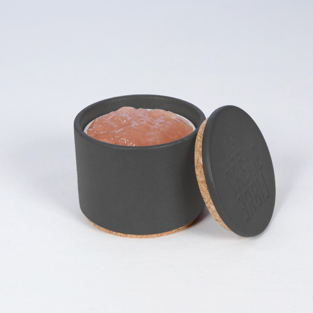 La crème libre Coffret Exfoliant Masque Visage (Éco-recharge + Pot Rechargeable Anthracite) Exfoliant Visage